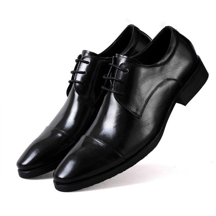 Ferragamo Torrent Lace-up Men Shoes Black