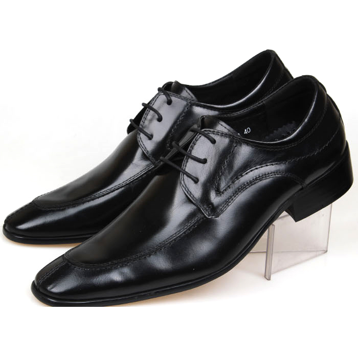 Ferragamo Aiden Patent Leather Lace-up Shoes Black