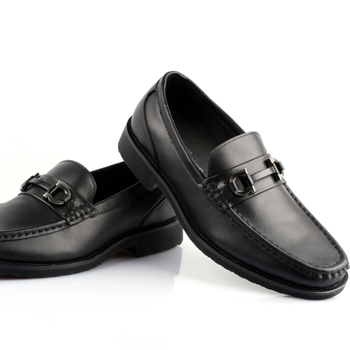 Ferragamo Master Loafer Men Shoes Black