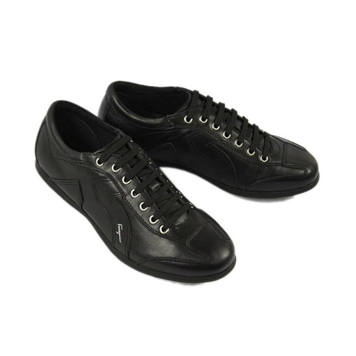 Ferragamo Womens Millie Sneaker Royal Casual Shoes Black