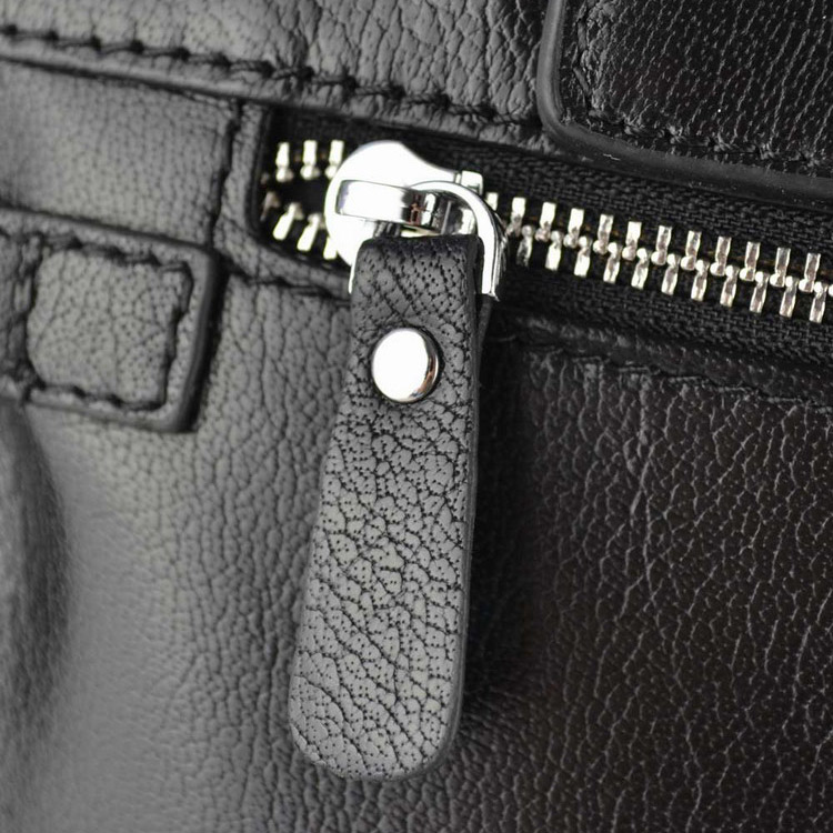 Ferragamo Leather Logo Screen Print Men Messenger Bag
