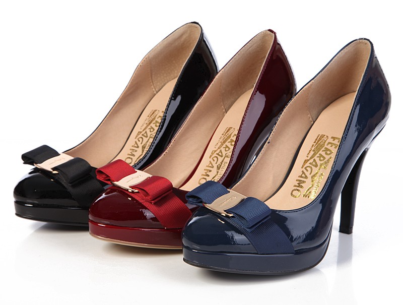 women Ferragamo high heel shoes 3 classic colors 269