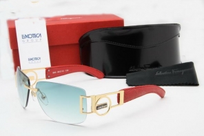 Ferragamo Style Sunglasses Blue Gold Red Discount