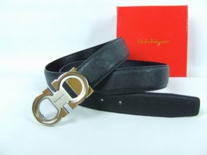 Ferragamo Men Classic Reversible Logo Belt Sliver Gold Black On Sale Online