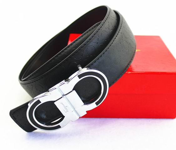 Ferragamo Men Adjustable Belt Black