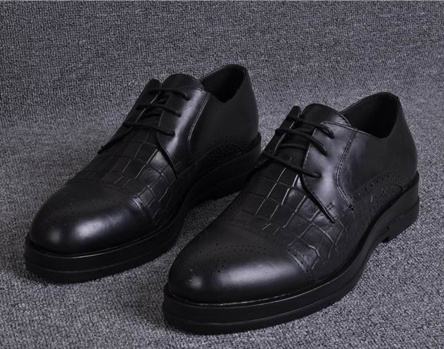 Ferragamo Derby Men Shoes In Black