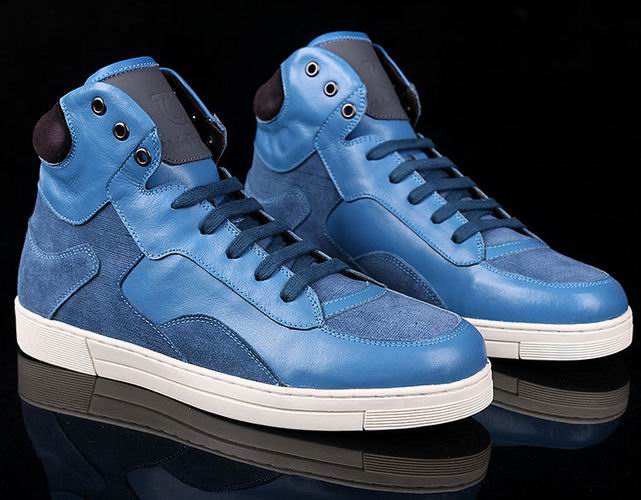 Ferragamo High Top Sneaker Blue