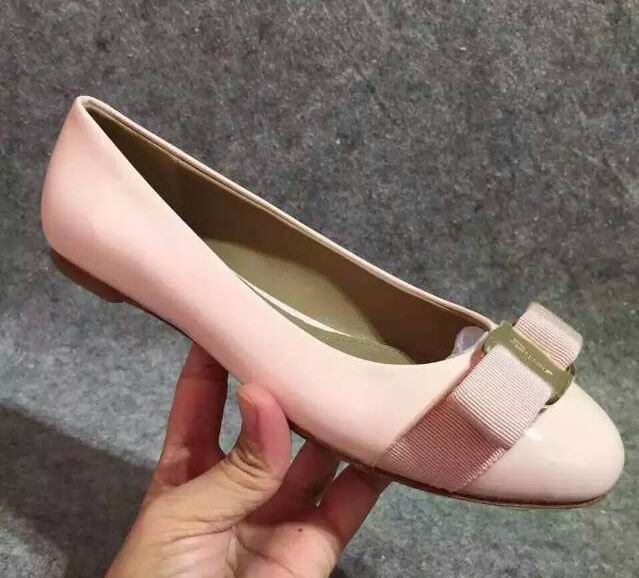 Ferragamo Varina Women Flat Shoes Pink