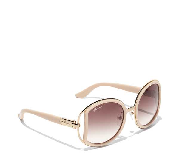 Salvatore Ferragamo For Women Oversized Round - Frame Sunglasses Online