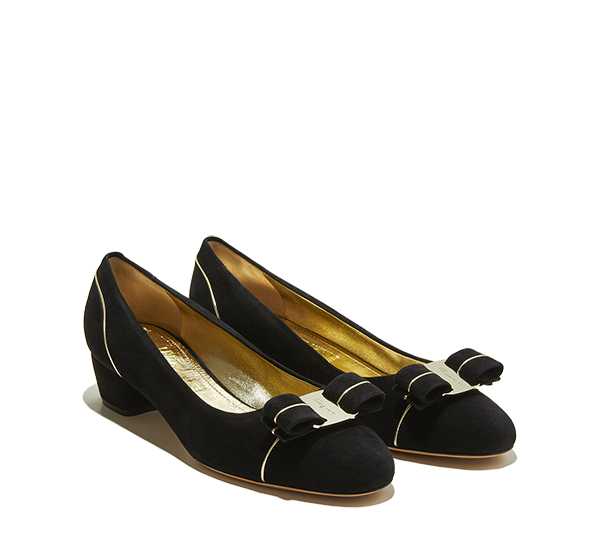 Salvatore Ferragamo For Women Vara With Contrast Piping