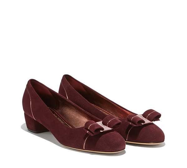 Salvatore Ferragamo For Women Vara With Contrast Piping