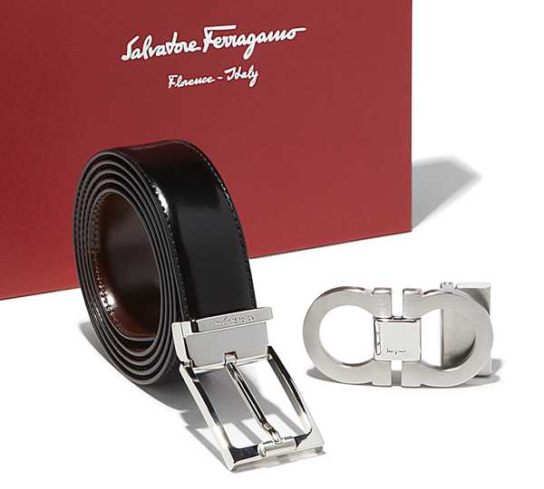 Salvatore Ferragamo Men Belt Gift Box Sale