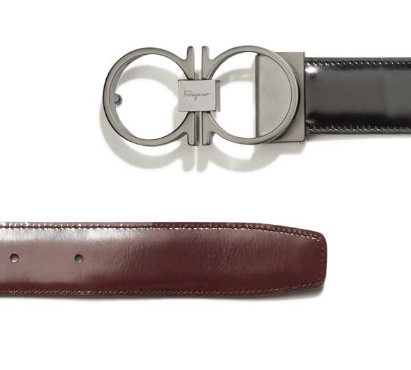 Salvatore Ferragamo Men Reversible And Adjustable Belt Sale
