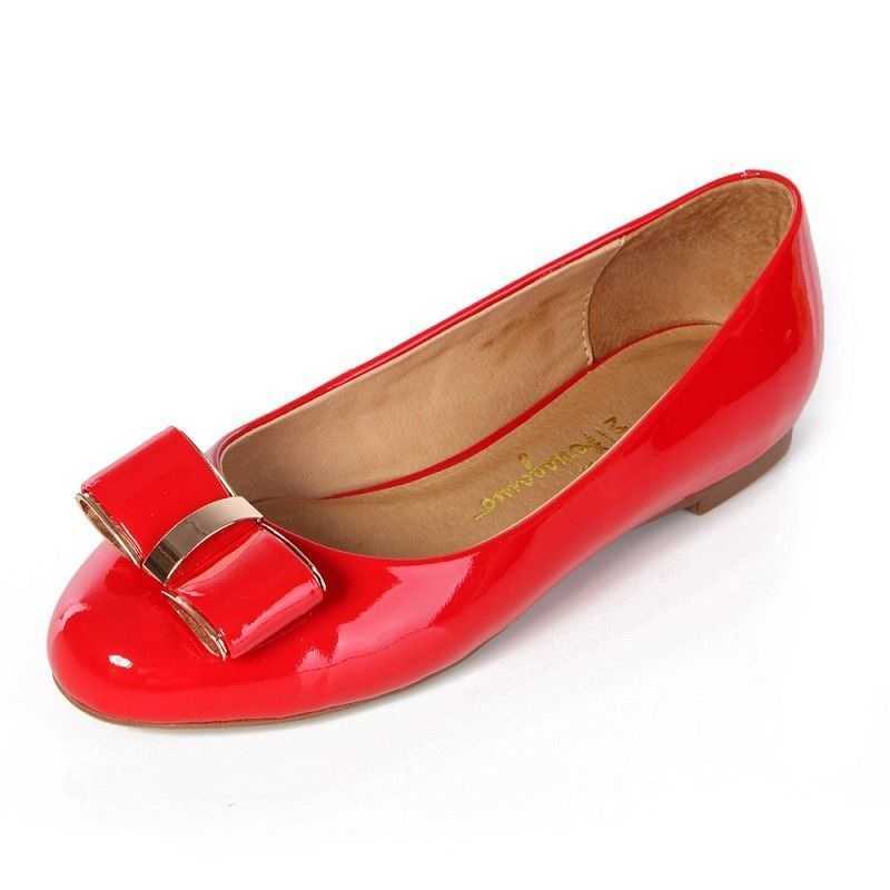 Salvatore Ferragamo Women's Shoes Ballerina Flats Red