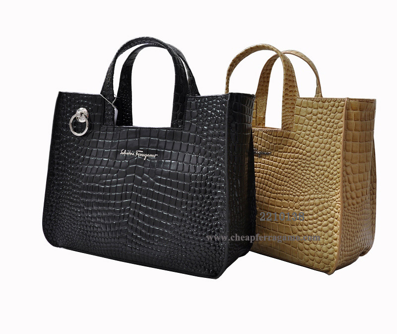 Ferragamo Leather Snake women's Handbag