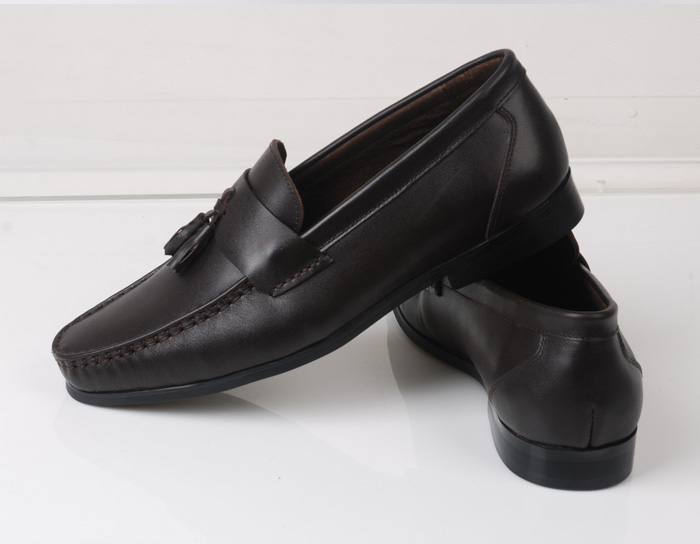 Ferragamo Casual Shoes Men Nonabrasive Leather Hot Sale