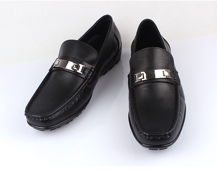 Ferragamo Shoes Men Business Casual Leather On Sale