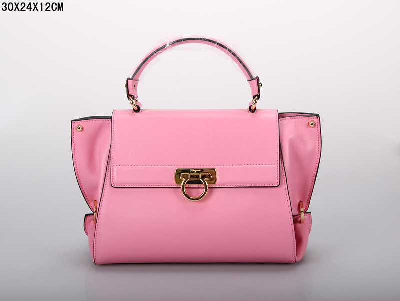Ferragamo Women Handbag 2013 New Style Pink Sale