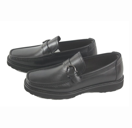 Ferragamo Shoes Men Asymmetric Monk Strap Suede Black Sale